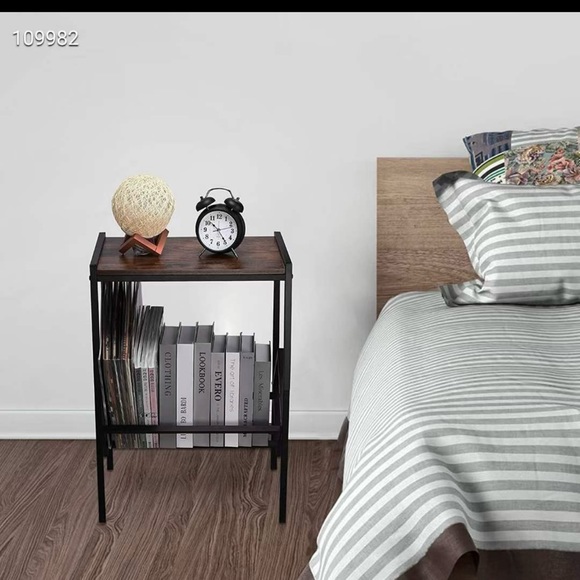 Record Player Stand with Vinyl Storage, Turntable Stand with Record Storage - Picture 4 of 9